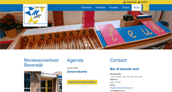 Desktop Screenshot of montessoribeverwijk.nl